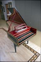 Photograph of a harpsichord