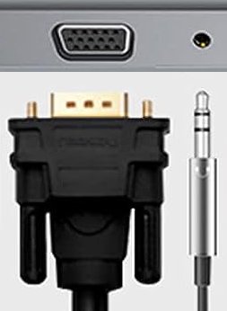 带音频的VGA Connector Port and Cable